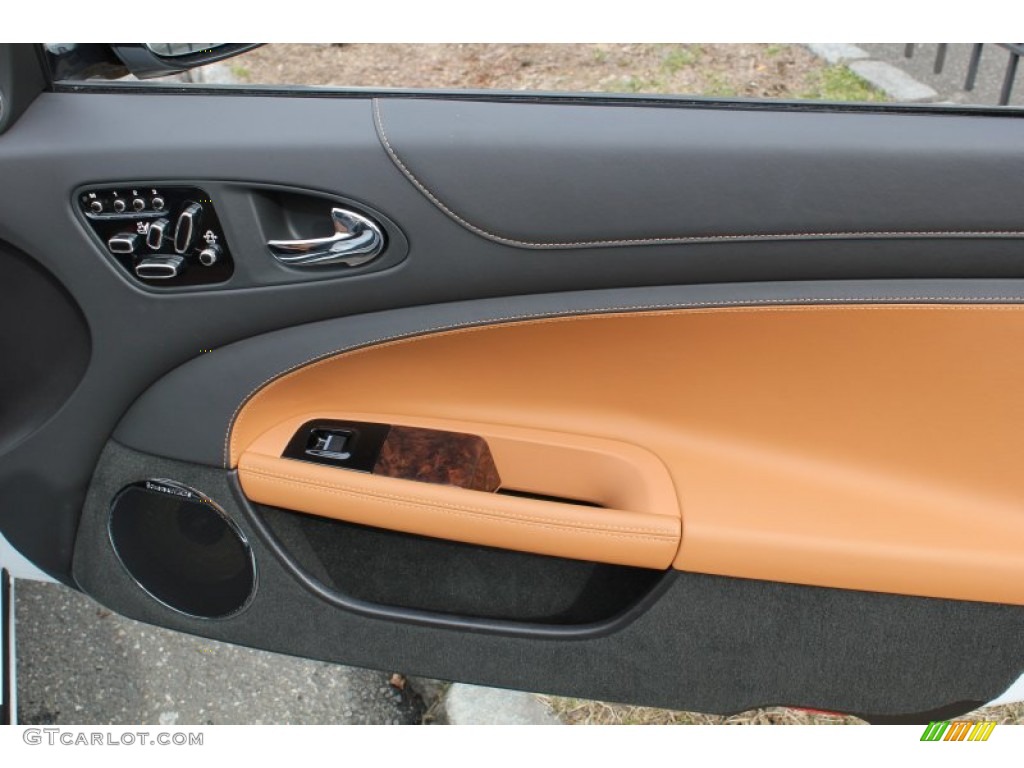 2012 Jaguar XK XK Convertible London Tan/Warm Charcoal Door Panel Photo #78625162