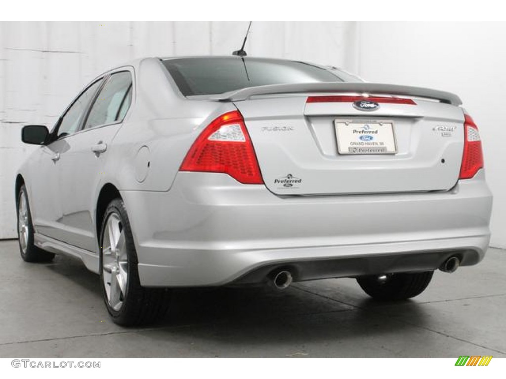 2010 Fusion Sport AWD - Brilliant Silver Metallic / Charcoal Black/Sport Black photo #9