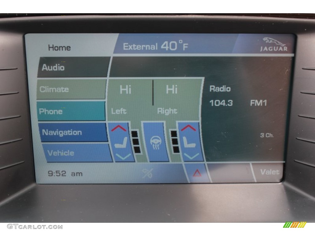 2012 Jaguar XK XK Convertible Controls Photo #78625335