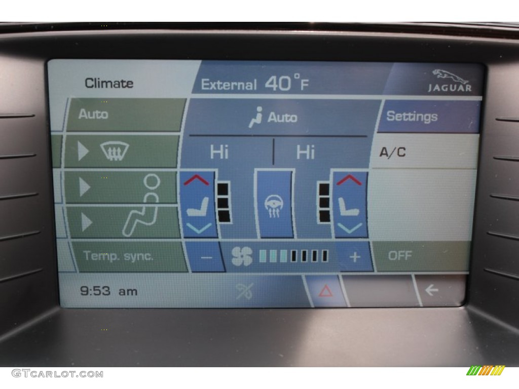 2012 Jaguar XK XK Convertible Controls Photo #78625404