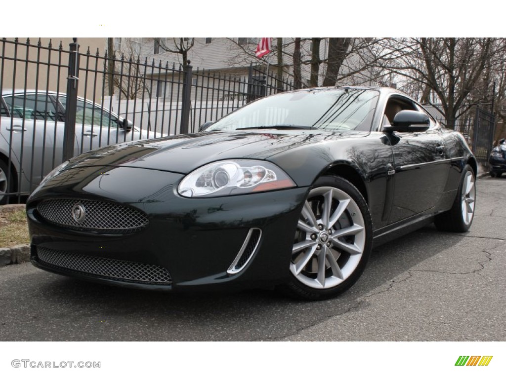 Botanical Green Metallic 2010 Jaguar XK XKR Coupe Exterior Photo #78625590