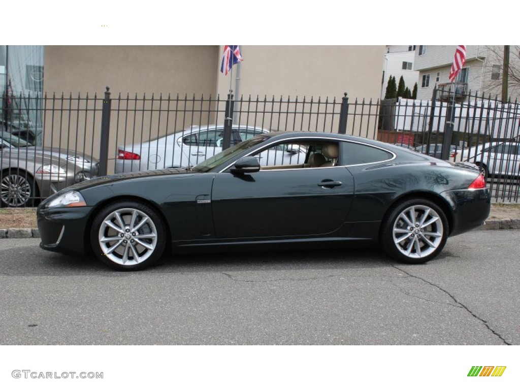 Botanical Green Metallic 2010 Jaguar XK XKR Coupe Exterior Photo #78625635