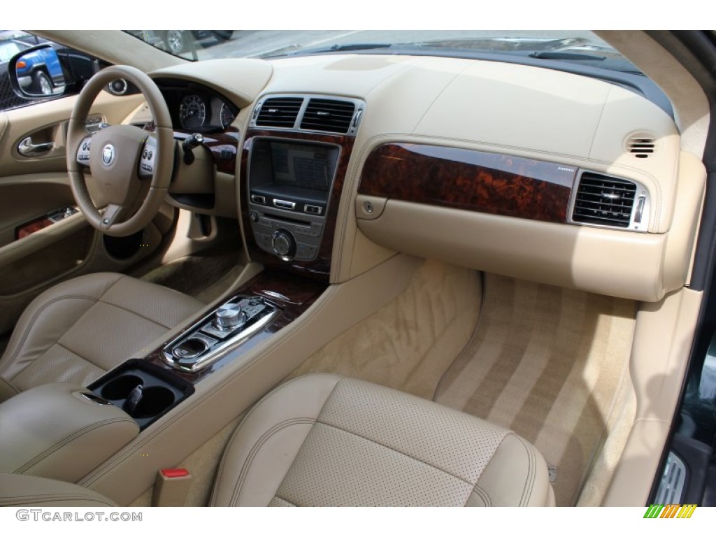 2010 Jaguar XK XKR Coupe Caramel Dashboard Photo #78625778