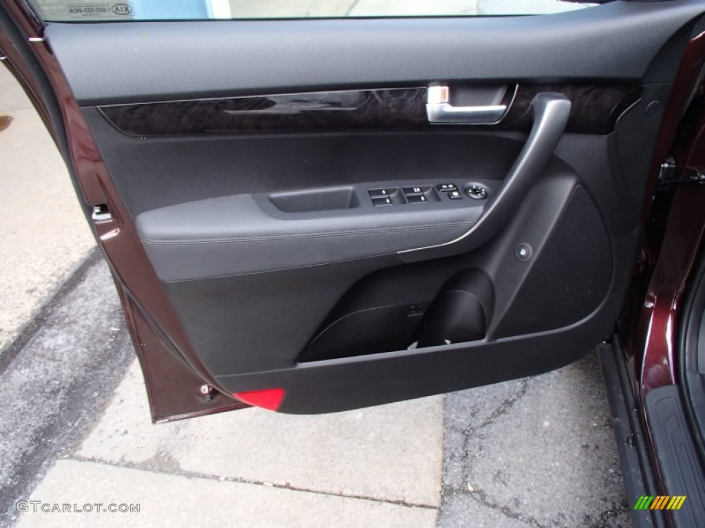 2014 Kia Sorento LX AWD Black Door Panel Photo #78626250