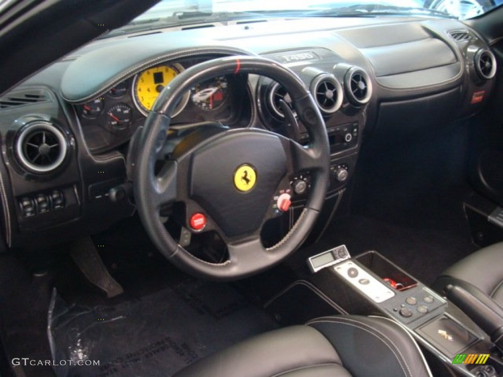 2008 Ferrari F430 Spider F1 Black Dashboard Photo #78626339