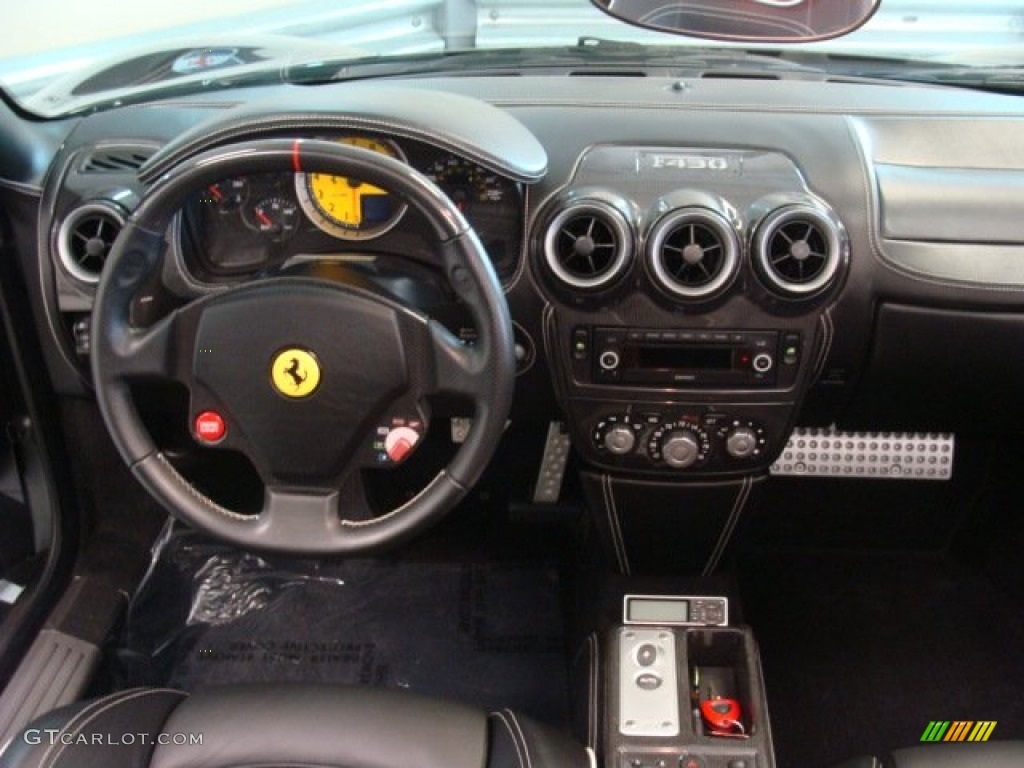 2008 Ferrari F430 Spider F1 Black Dashboard Photo #78626409