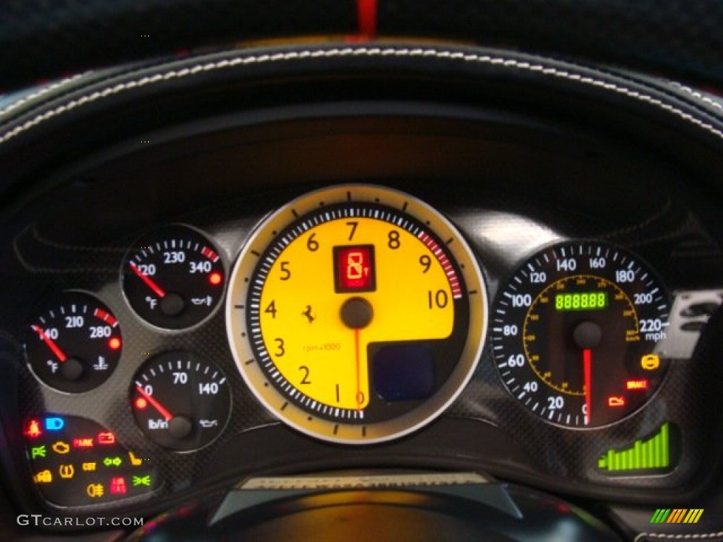 2008 Ferrari F430 Spider F1 Gauges Photo #78626460