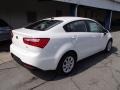 2013 Clear White Kia Rio LX Sedan  photo #8