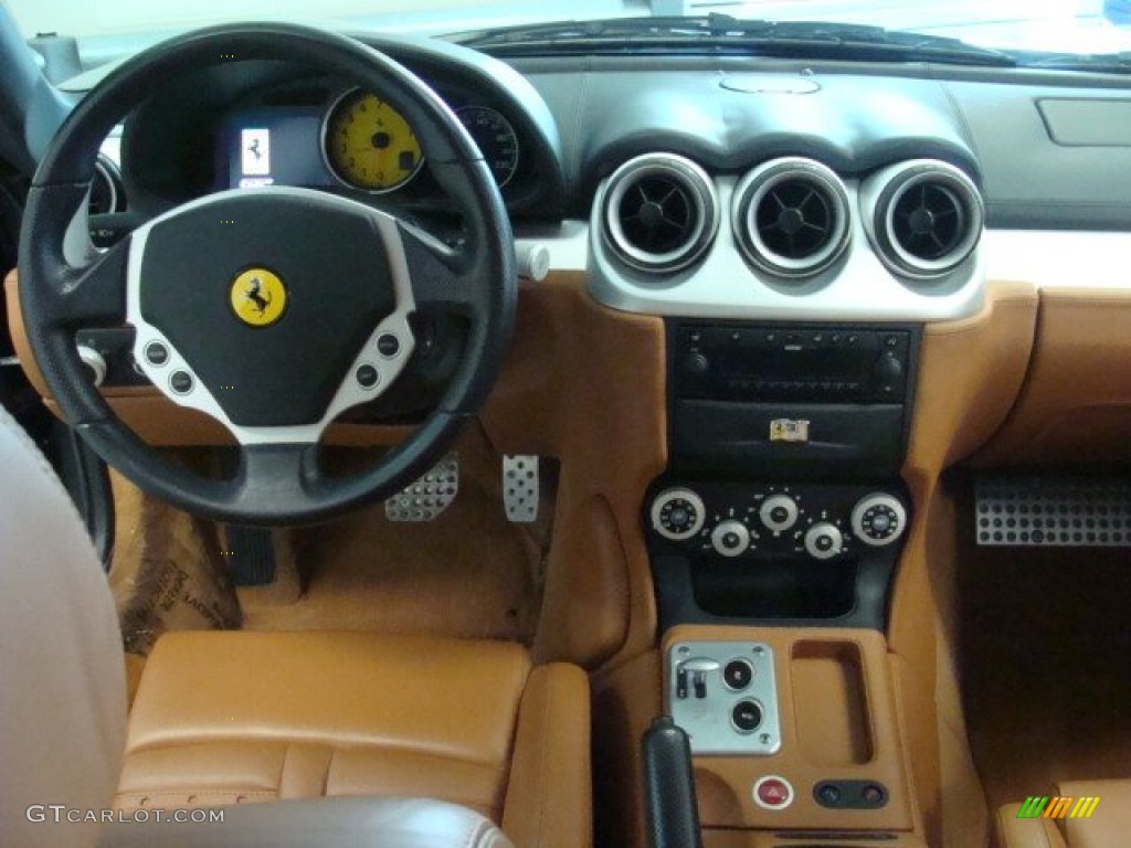 2005 Ferrari 612 Scaglietti F1A Cuoio Dashboard Photo #78627006