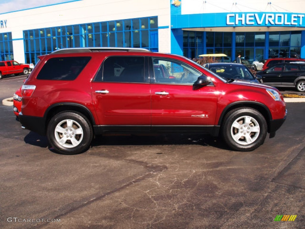 2007 Acadia SLE - Red Jewel Tintcoat / Ebony photo #1