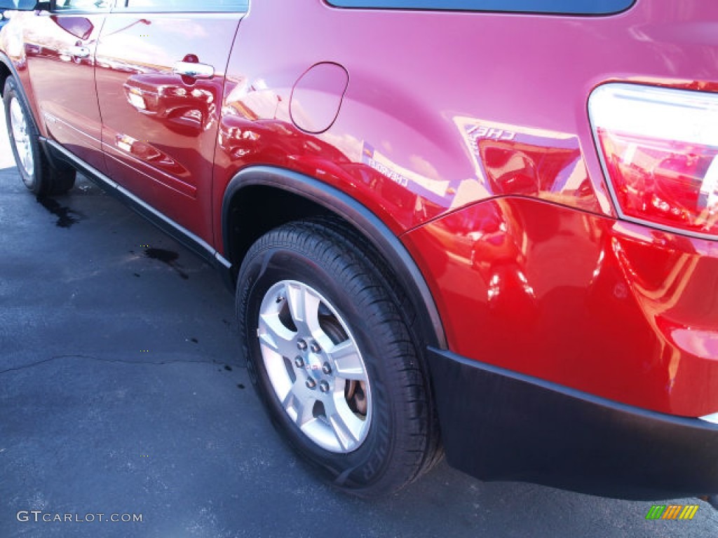 2007 Acadia SLE - Red Jewel Tintcoat / Ebony photo #4