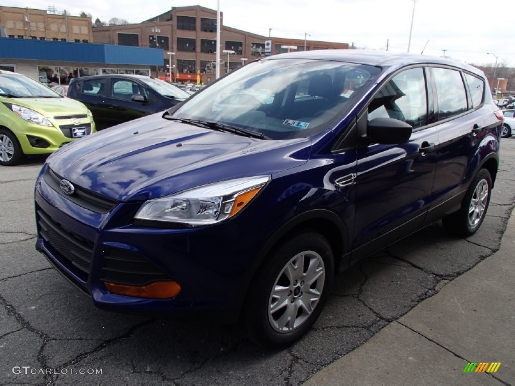 2013 Escape S - Deep Impact Blue Metallic / Charcoal Black photo #4