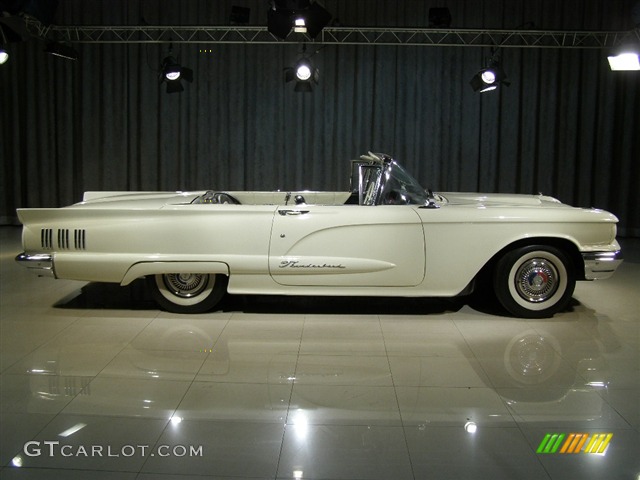 1960 Thunderbird Convertible - White / Black/White photo #15