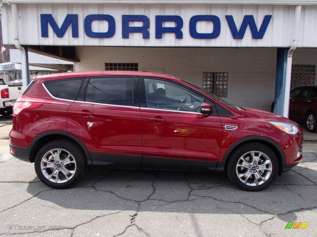 2013 Escape SEL 2.0L EcoBoost 4WD - Ruby Red Metallic / Charcoal Black photo #1