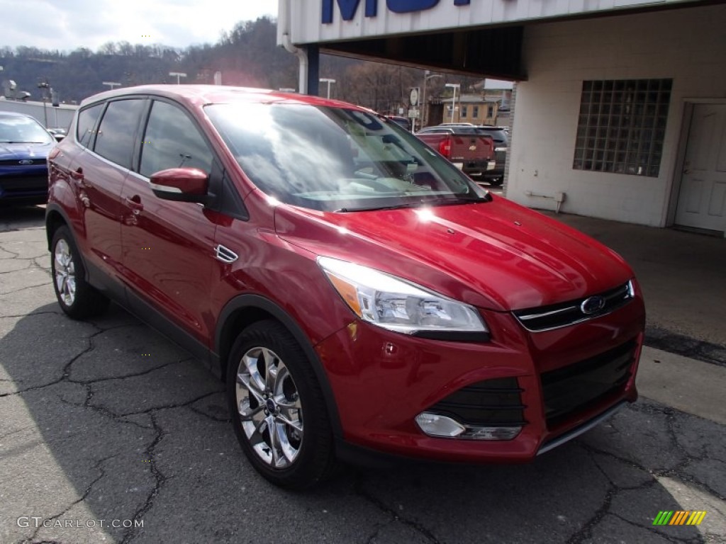 2013 Escape SEL 2.0L EcoBoost 4WD - Ruby Red Metallic / Charcoal Black photo #2