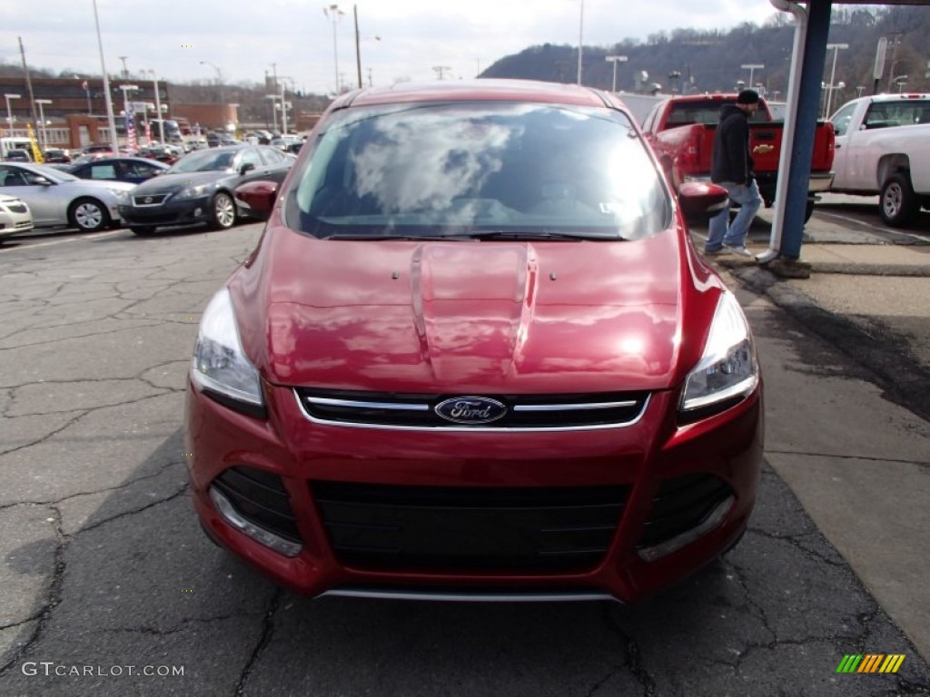 2013 Escape SEL 2.0L EcoBoost 4WD - Ruby Red Metallic / Charcoal Black photo #3