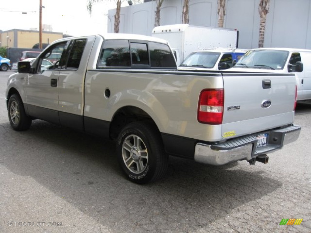 2004 F150 XLT SuperCab - Silver Metallic / Dark Flint photo #4