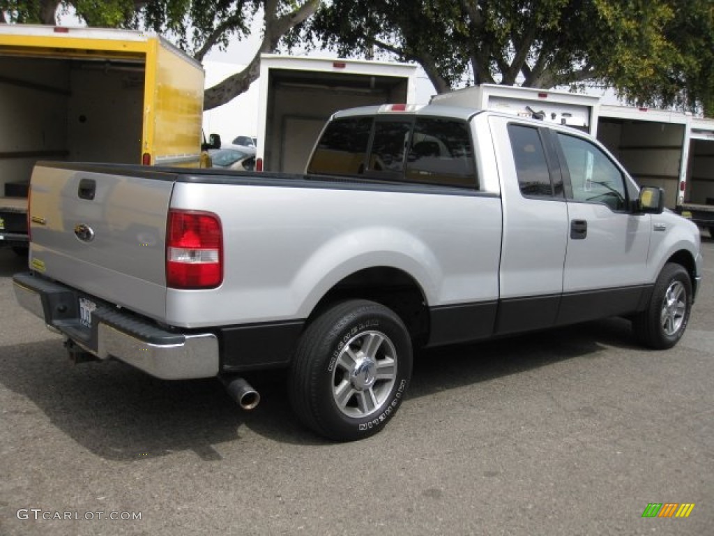 2004 F150 XLT SuperCab - Silver Metallic / Dark Flint photo #7