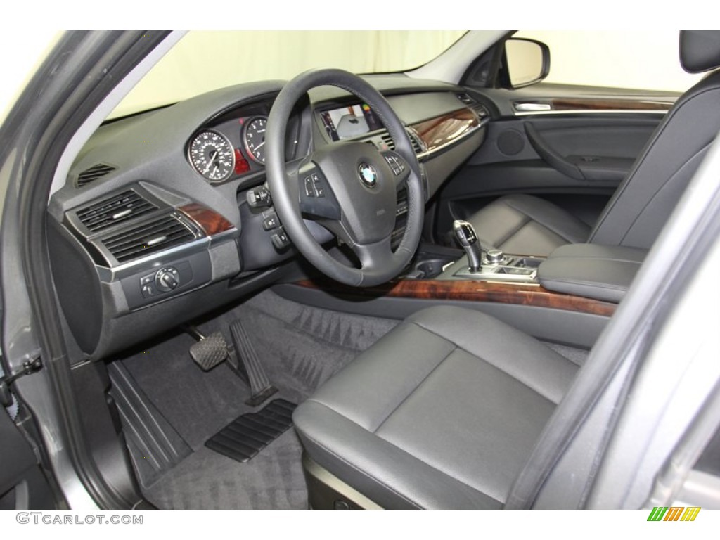 Black Interior 2012 BMW X5 xDrive35i Photo #78629940
