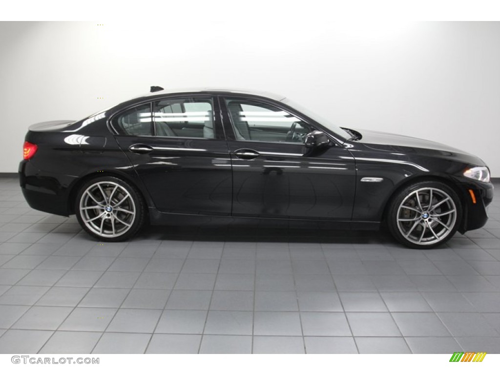 Black Sapphire Metallic 2011 BMW 5 Series 535i Sedan Exterior Photo #78630546