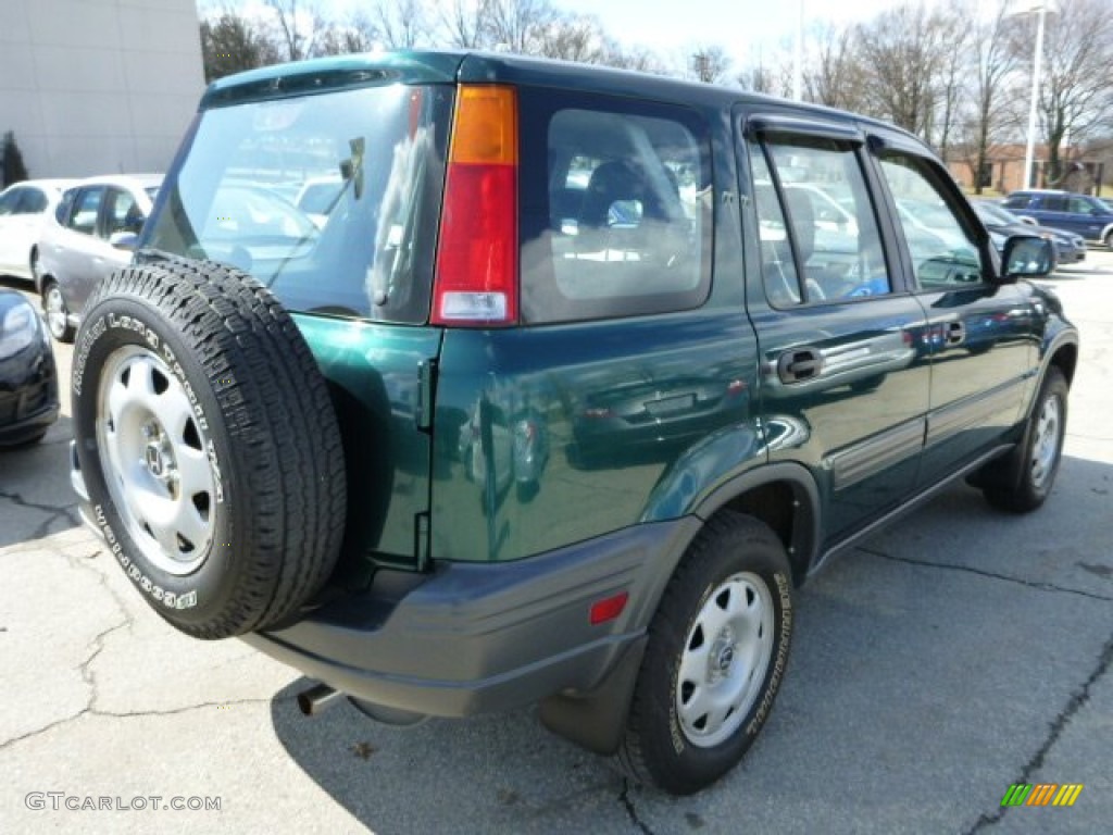 1999 CR-V LX 4WD - Clover Green Pearl / Charcoal photo #3