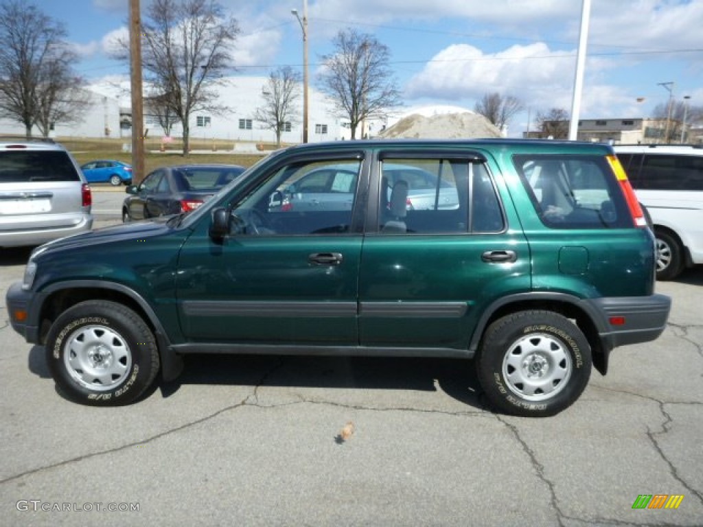 1999 CR-V LX 4WD - Clover Green Pearl / Charcoal photo #8