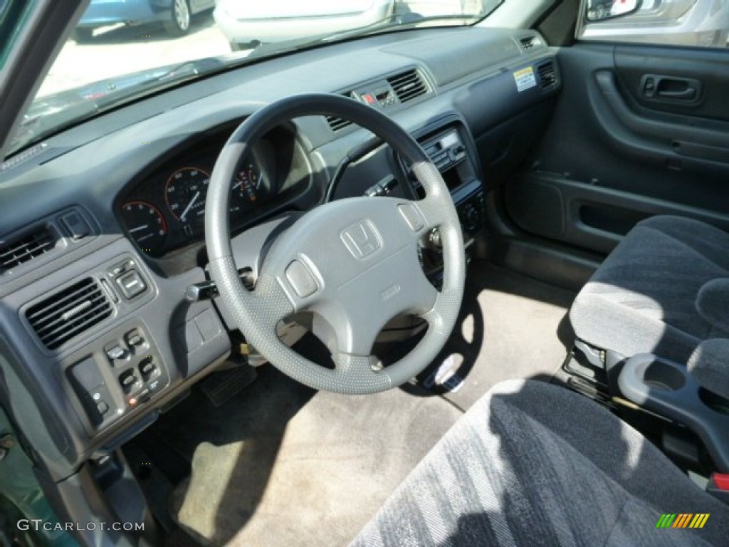 1999 CR-V LX 4WD - Clover Green Pearl / Charcoal photo #15