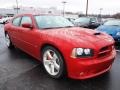 2006 Inferno Red Crystal Pearl Dodge Charger SRT-8  photo #2