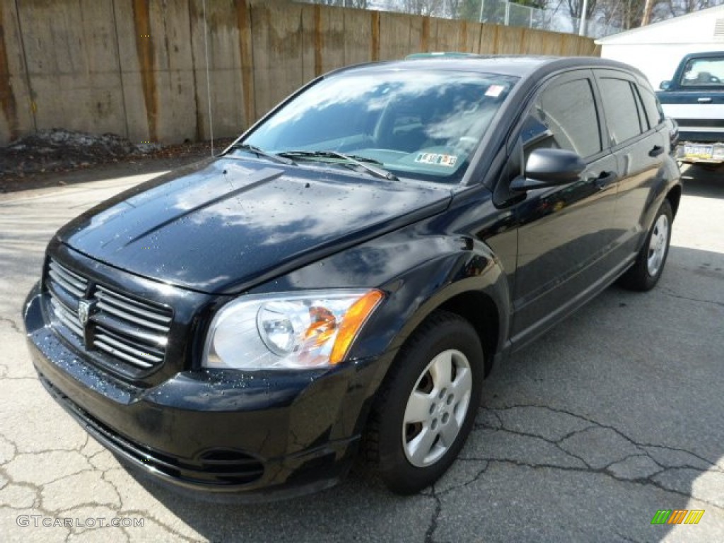 Black 2007 Dodge Caliber SE Exterior Photo #78631146