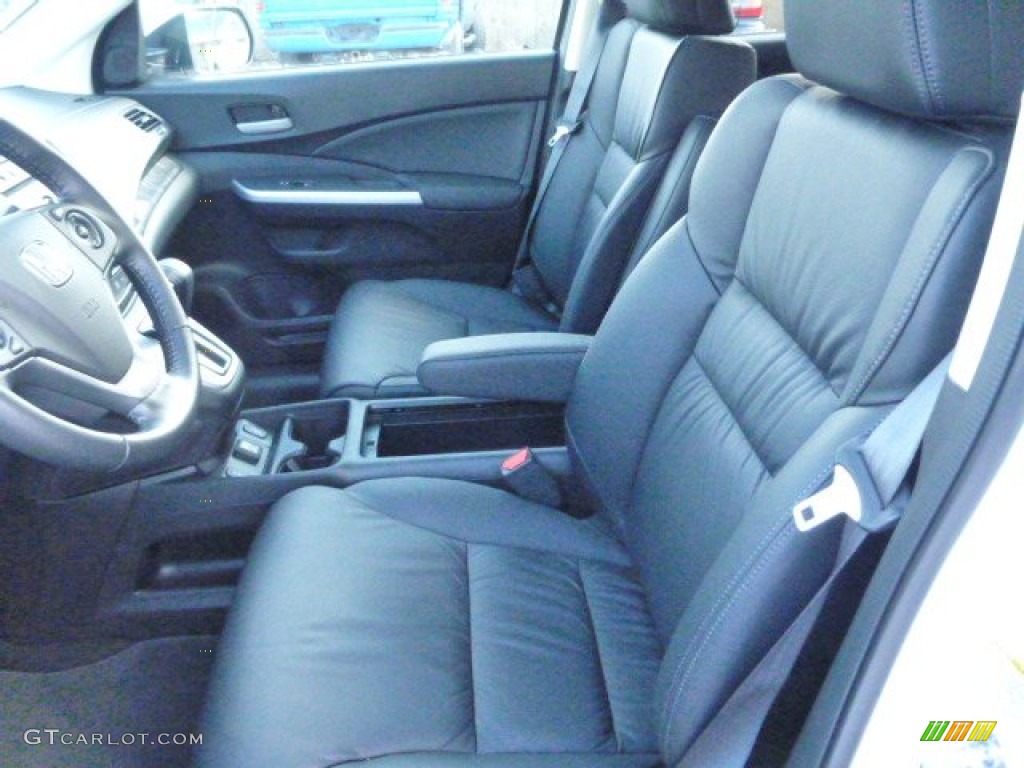 2013 CR-V EX-L AWD - White Diamond Pearl / Black photo #10