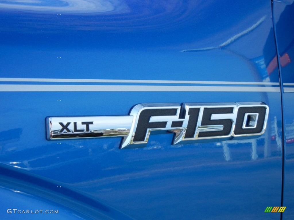 2012 F150 XLT SuperCrew - Blue Flame Metallic / Steel Gray photo #10