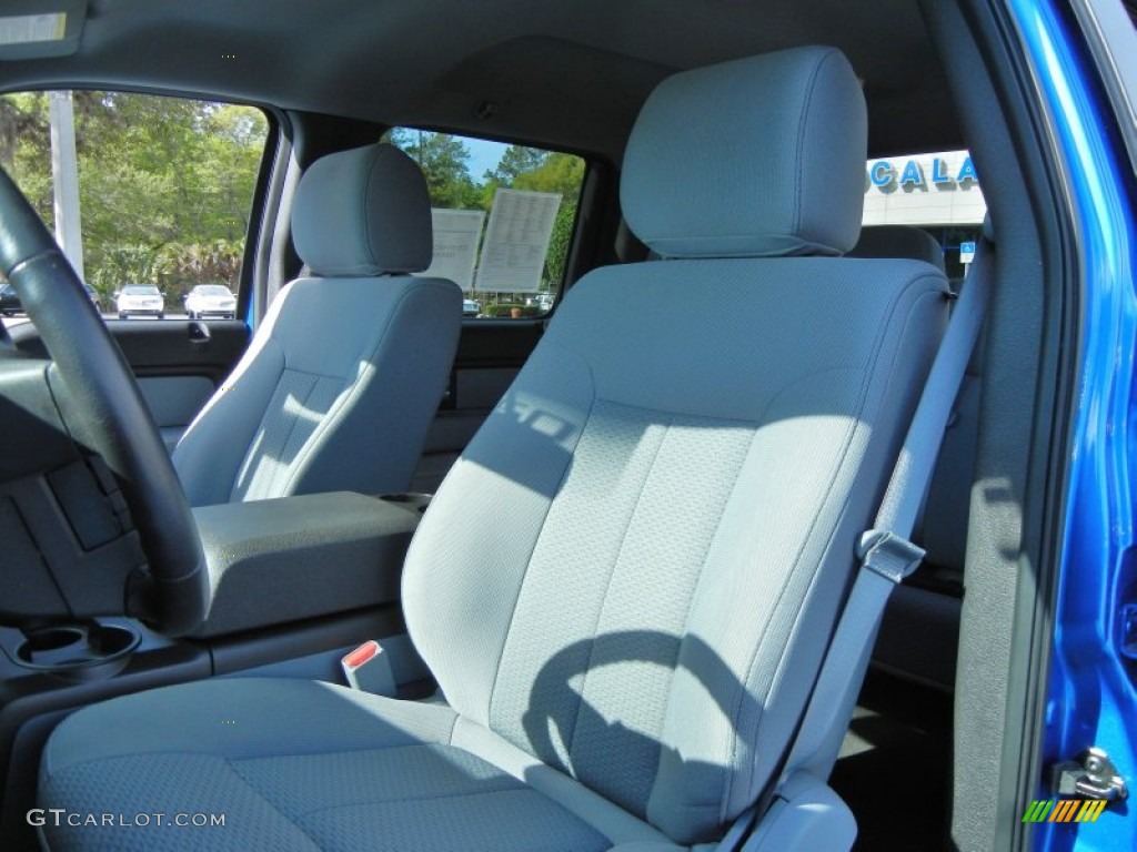 2012 F150 XLT SuperCrew - Blue Flame Metallic / Steel Gray photo #13