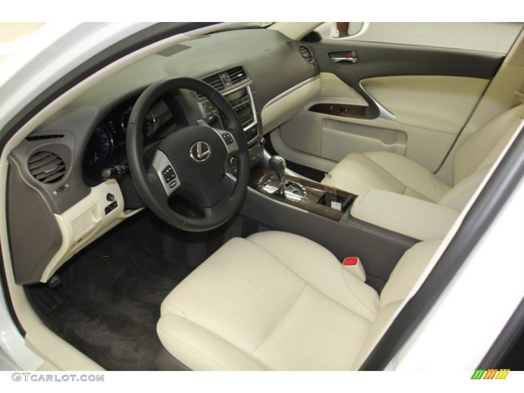 Ecru Interior 2011 Lexus IS 250 Photo #78632430