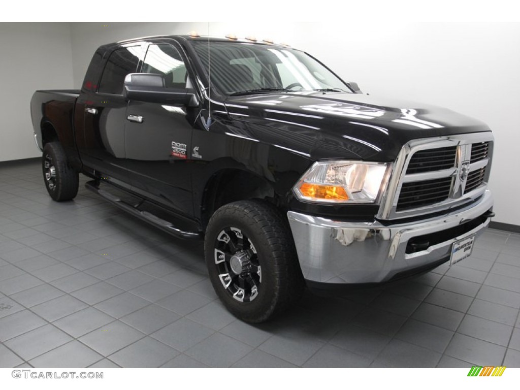2012 Ram 2500 HD SLT Mega Cab 4x4 - Black / Dark Slate/Medium Graystone photo #1