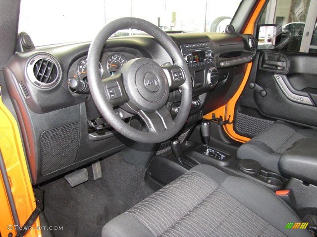 2012 Wrangler Sport 4x4 - Crush Orange / Black photo #12