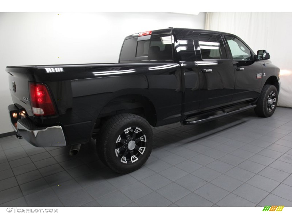 2012 Ram 2500 HD SLT Mega Cab 4x4 - Black / Dark Slate/Medium Graystone photo #12