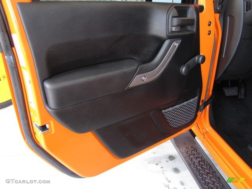 2012 Wrangler Sport 4x4 - Crush Orange / Black photo #32