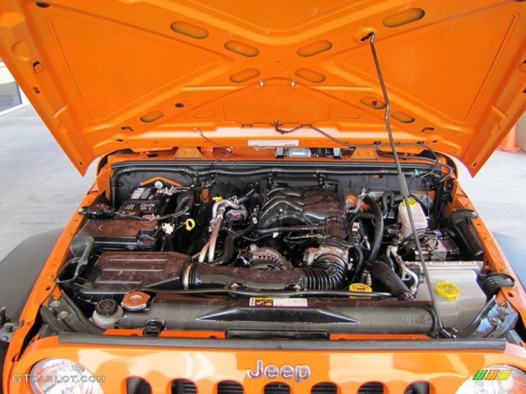 2012 Jeep Wrangler Sport 4x4 3.6 Liter DOHC 24-Valve VVT Pentastar V6 Engine Photo #78633012