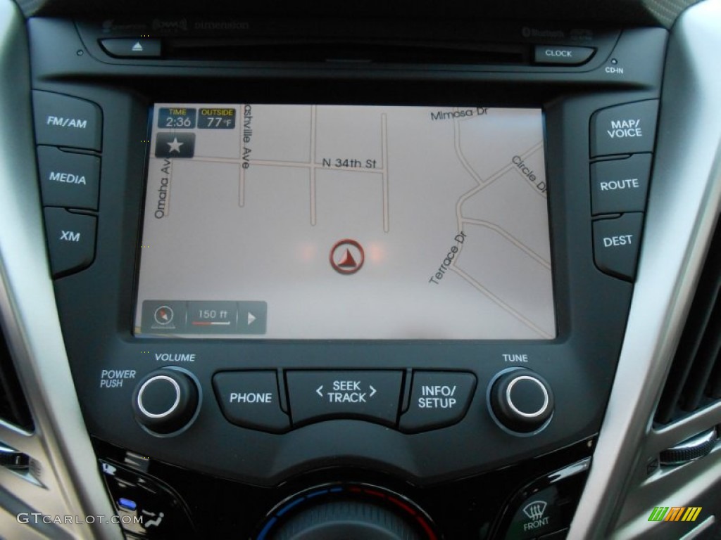 2013 Hyundai Veloster Standard Veloster Model Navigation Photos