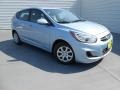 2013 Clearwater Blue Hyundai Accent GS 5 Door  photo #1