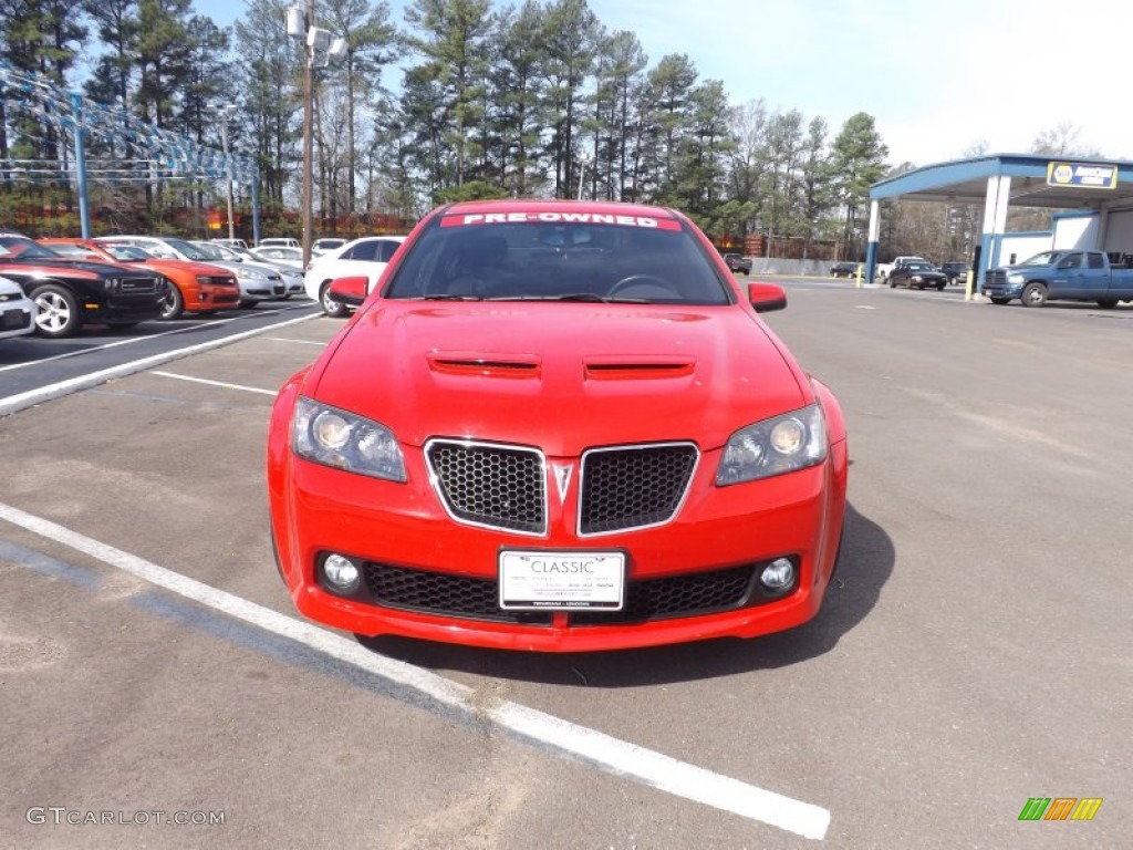 2009 G8 GT - Liquid Red / Onyx/Red photo #8