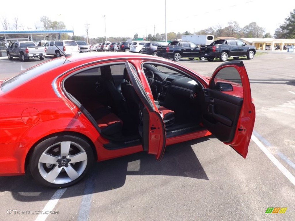 2009 G8 GT - Liquid Red / Onyx/Red photo #9