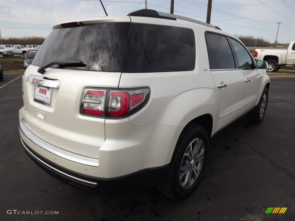 2013 Acadia SLT - White Diamond Tricoat / Light Titanium photo #5