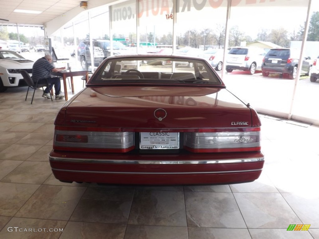 1993 Allante Convertible - Pearl Red / Natural Beige photo #4