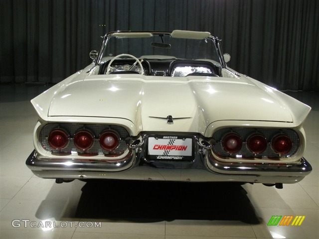 1960 Thunderbird Convertible - White / Black/White photo #16
