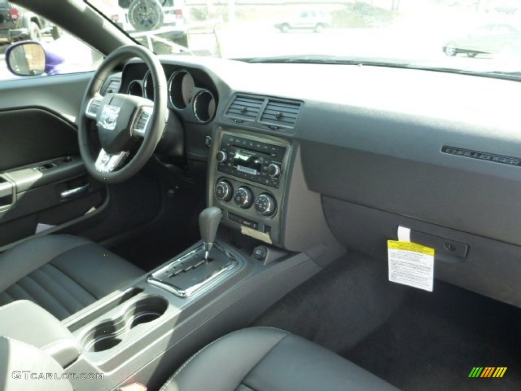 2013 Dodge Challenger R/T Classic Dark Slate Gray Dashboard Photo #78636489