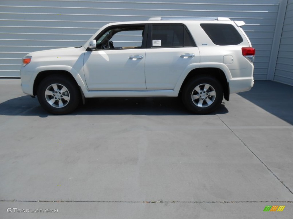 2013 4Runner SR5 - Blizzard White Pearl / Sand Beige Leather photo #8