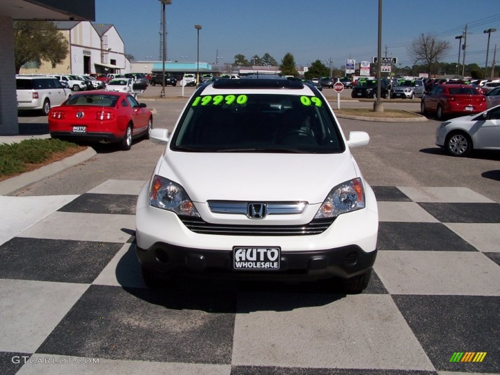 2009 CR-V EX-L - Taffeta White / Gray photo #2