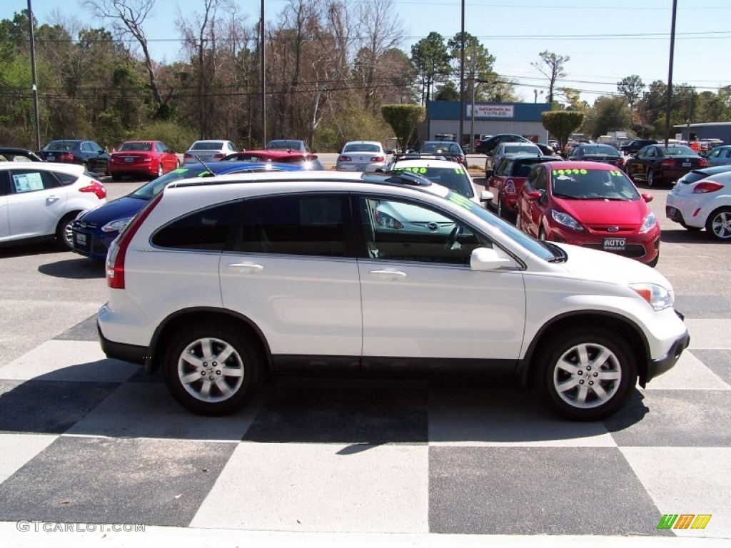 2009 CR-V EX-L - Taffeta White / Gray photo #3