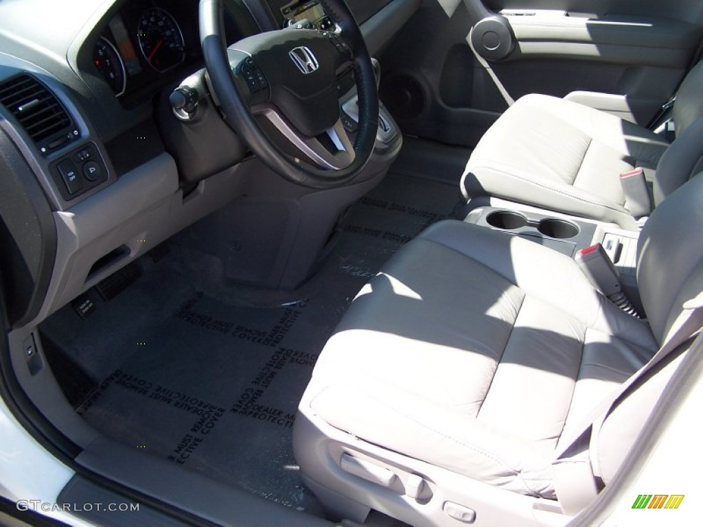 2009 CR-V EX-L - Taffeta White / Gray photo #11
